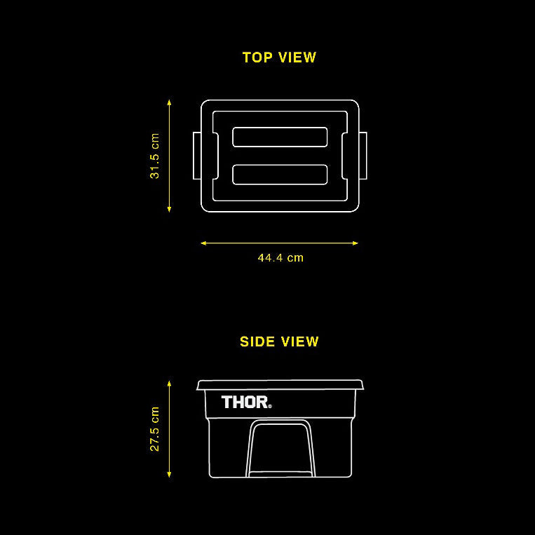 22L THOR Stackable Storage Box GLOW-IN-THE-DARK (Limited Edition)