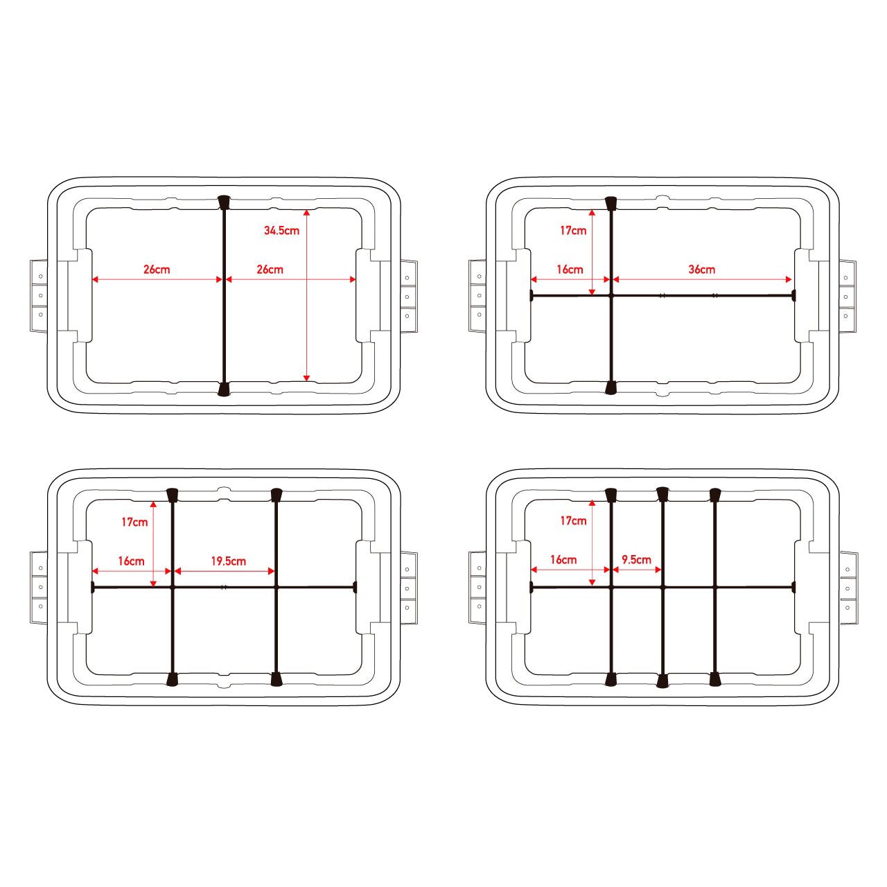 THOR Dividers for 53L or 75L