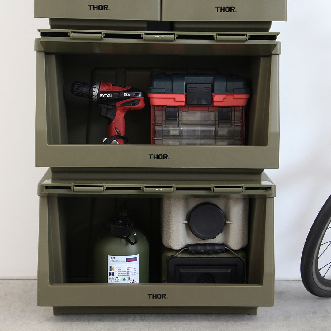 50L THOR Stackable Modular Crates/Shelf Container [SET] – THOR Storage