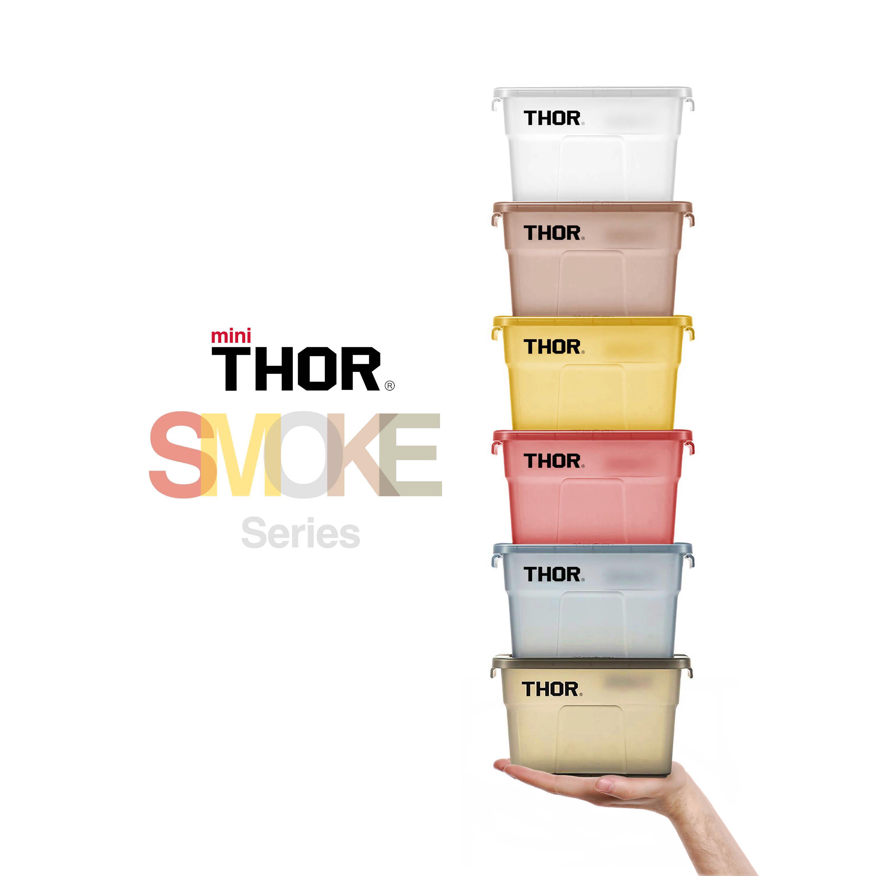 1L Smoke Series - Mini THOR Stackable Storage Box – THOR Storage
